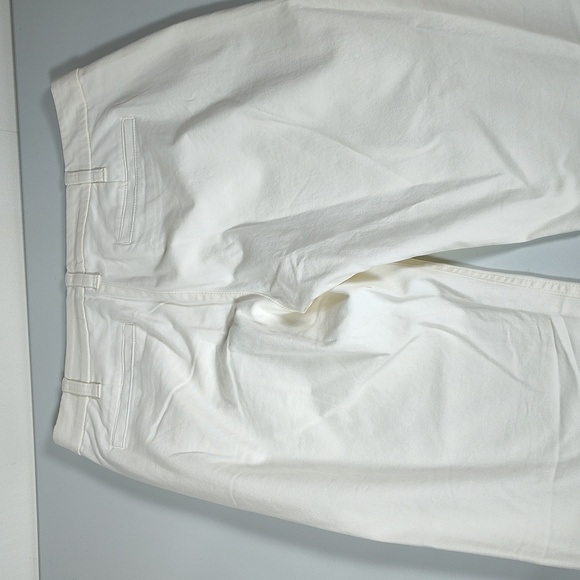 J. Crew High Rise Girlfriend Chino Pants Stone Ivory White 6 - Picture 5 of 9